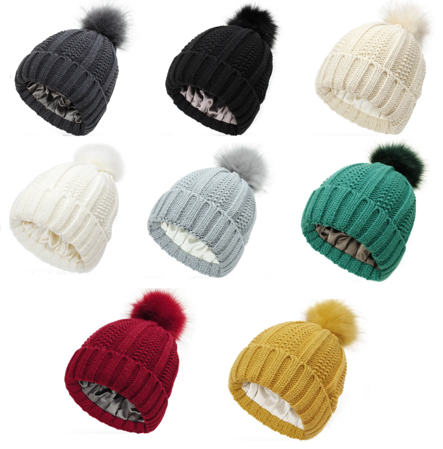 PonyLoop® Seidenmütze mit Bommel